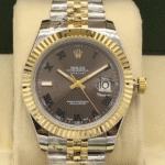 Datejust 41 Wimbledon Yellow Gold two Tone Japan Replica