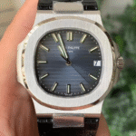 Patek Philippe Nautilus 5711 Blue Dial Leather strap Swiss Clone Replica