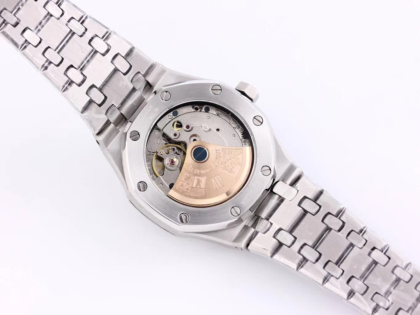 Frosted AP Royal Oak 15400 Black Dial Watch - Image 3