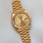 Rolex Day-Date 40 All Gold Champagne Dial Watch