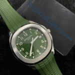 Fake Patek Philippe Aquanaut 5168G Olive Green Swiss Movement