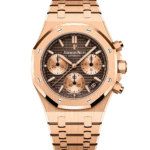 AP Royal Oak Chronograph Self-Winding Rose Gold Chocolate dial Swiss Clone Movement Super Clone