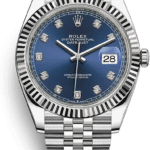 Rolex Datejust Blue Dial 41 mm Swiss 3235 Clone Movement Super Replica