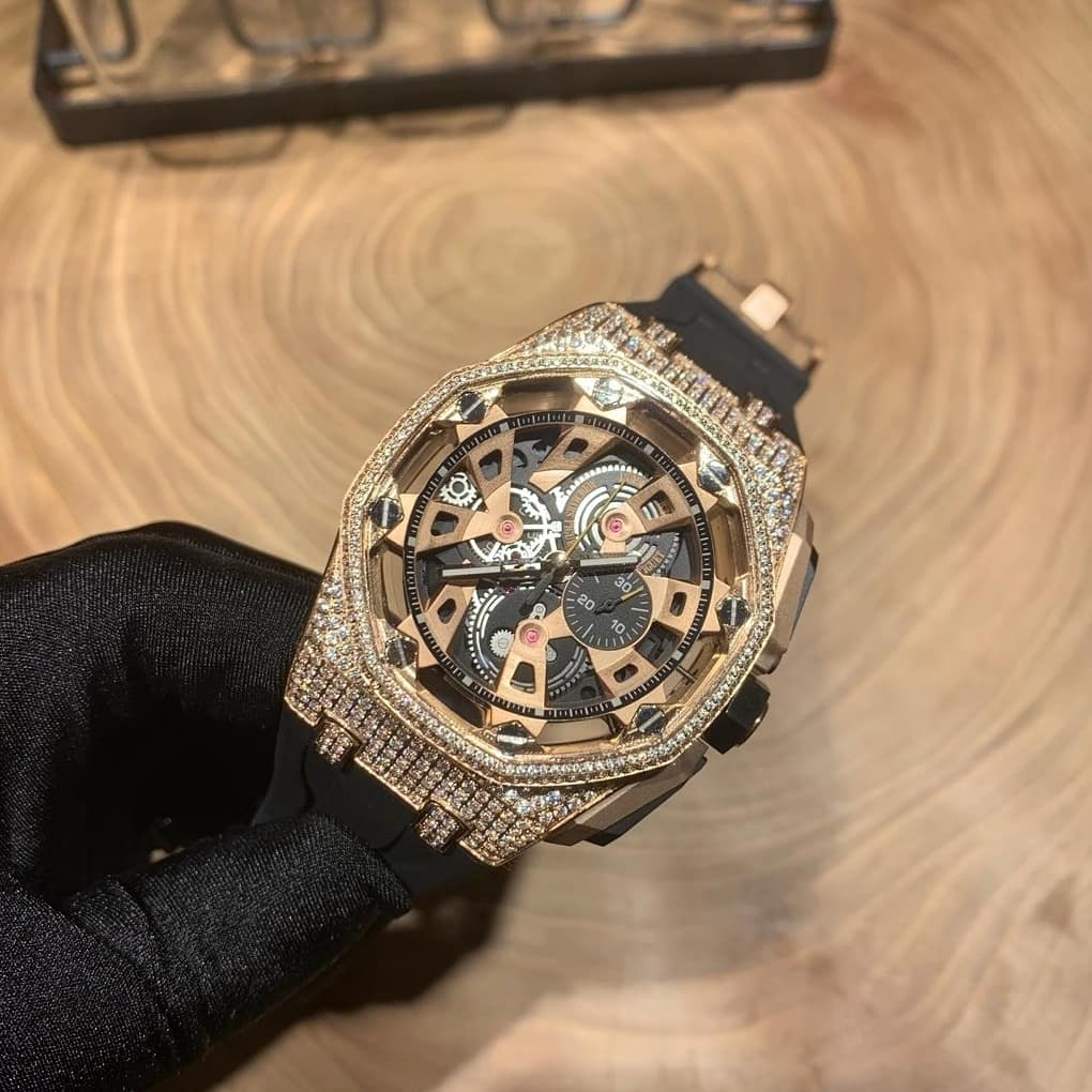 AP Royal Oak Offshore Tourbillon Rose gold Watch - Image 3