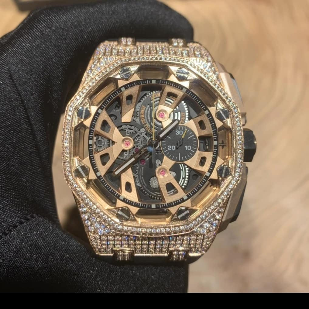 AP Royal Oak Offshore Tourbillon Rose gold Watch