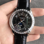 Patek Philippe Annual Calendar 5205G Diamond Bezel Watch