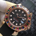 AAA Replica Rolex Yacht-Master 40 Ref.1166995SATS Multi-Color gem Bezel Watch