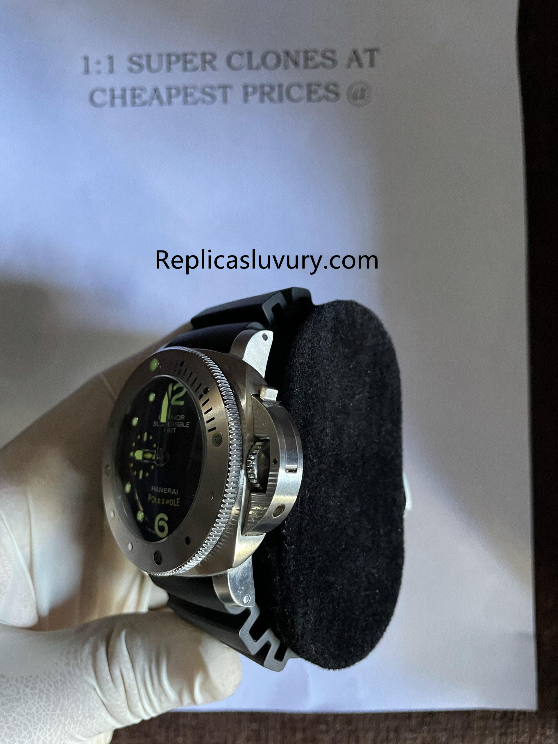 Best Fake Panerai Submersible Pole 2 Pole Watch - Image 5