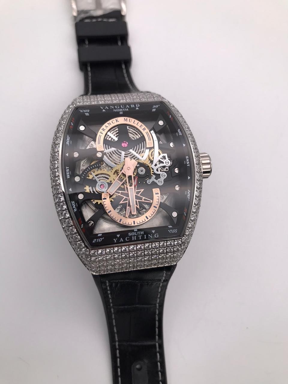Franck Muller South Yachting Skeleton Iced Watch - Image 3